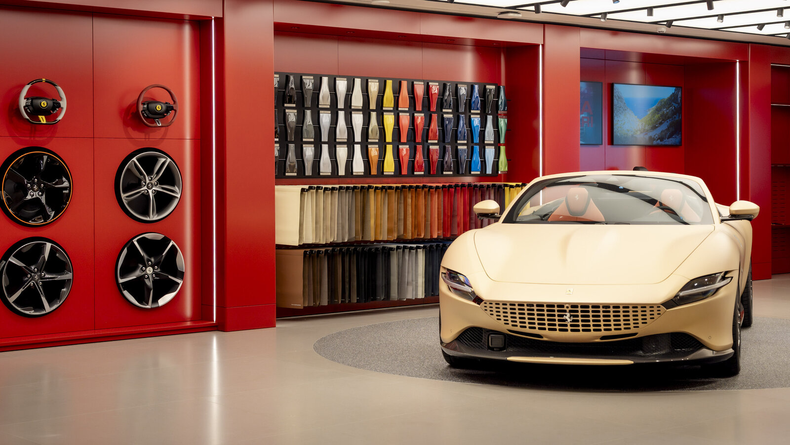 Showroom von Ferrari