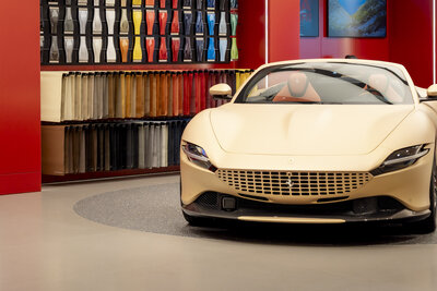 Showroom von Ferrari