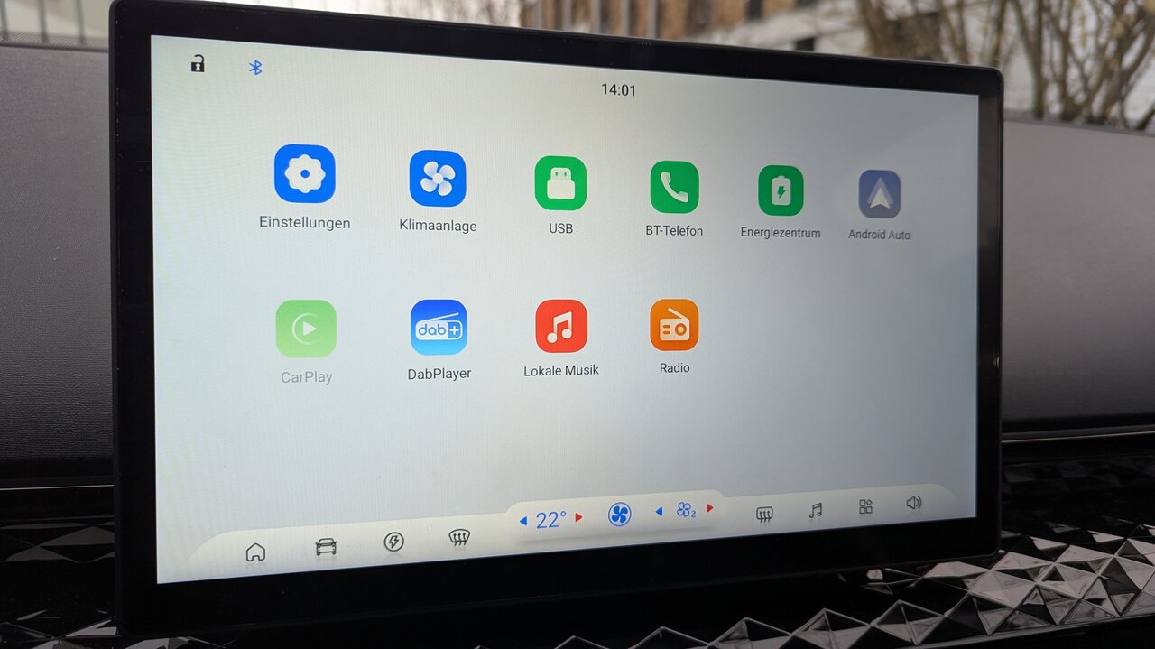 Touchscreen im JAC E30X
