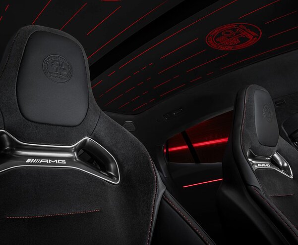 Mercedes AMG Logo Sitz