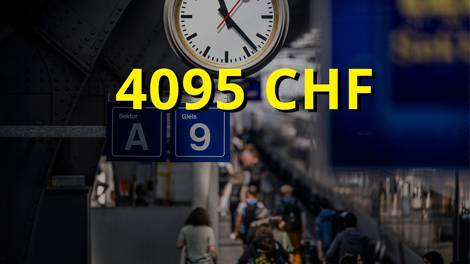 Die öV-Branche setzt den Preis für das GA neu um 100 Franken tiefer an. Bild: © SBB CFF FFS