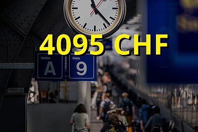 Die öV-Branche setzt den Preis für das GA neu um 100 Franken tiefer an. Bild: © SBB CFF FFS