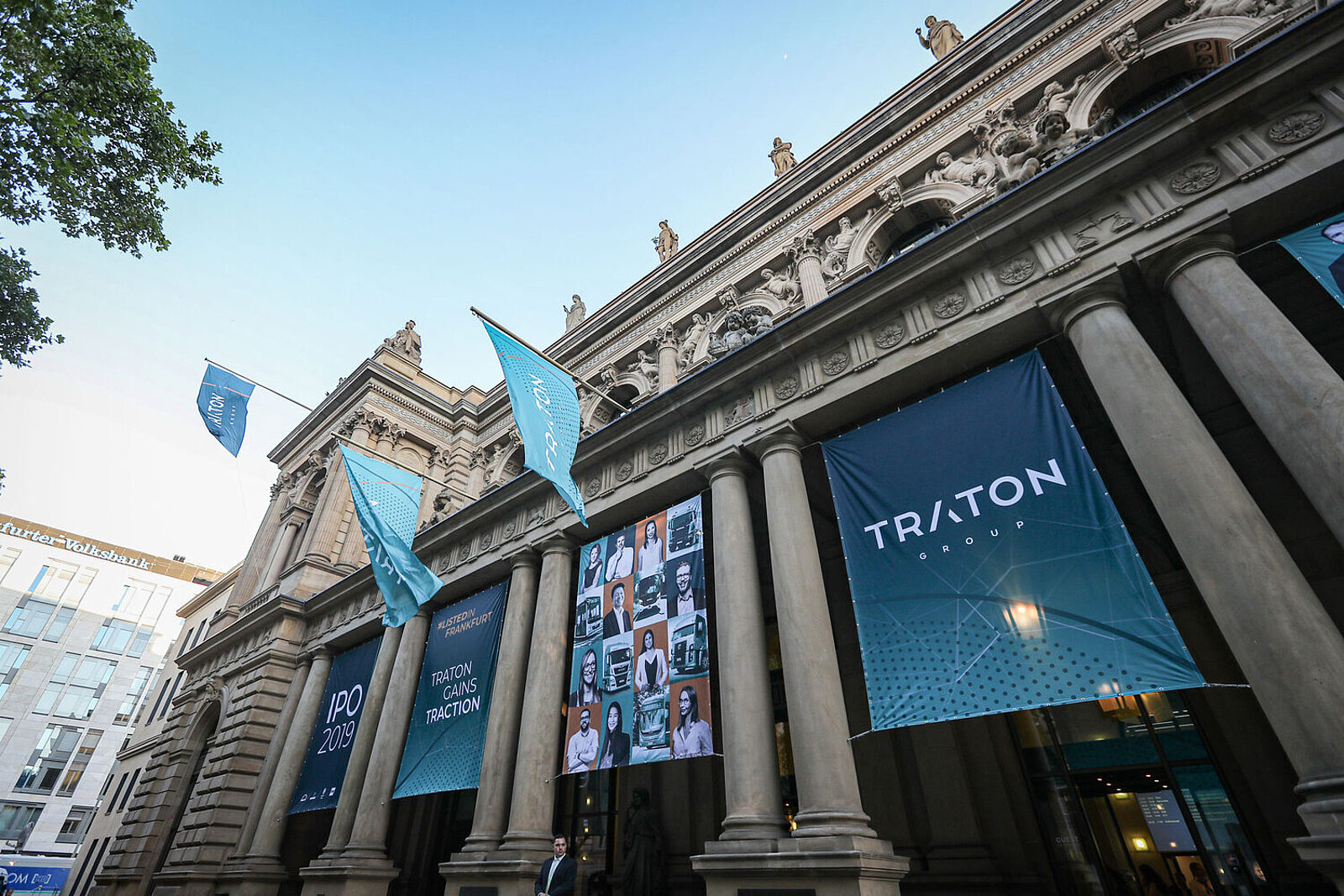Frankfurter Börse gibt Handel von Traton bekannt