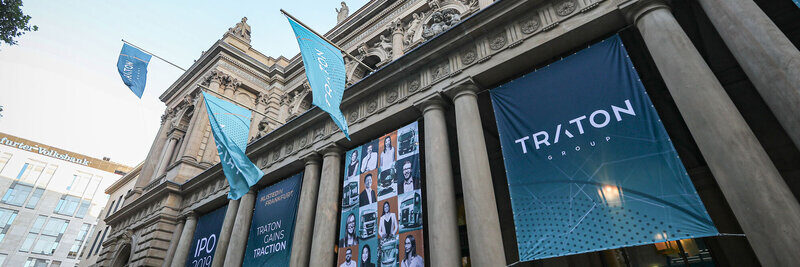 Frankfurter Börse gibt Handel von Traton bekannt