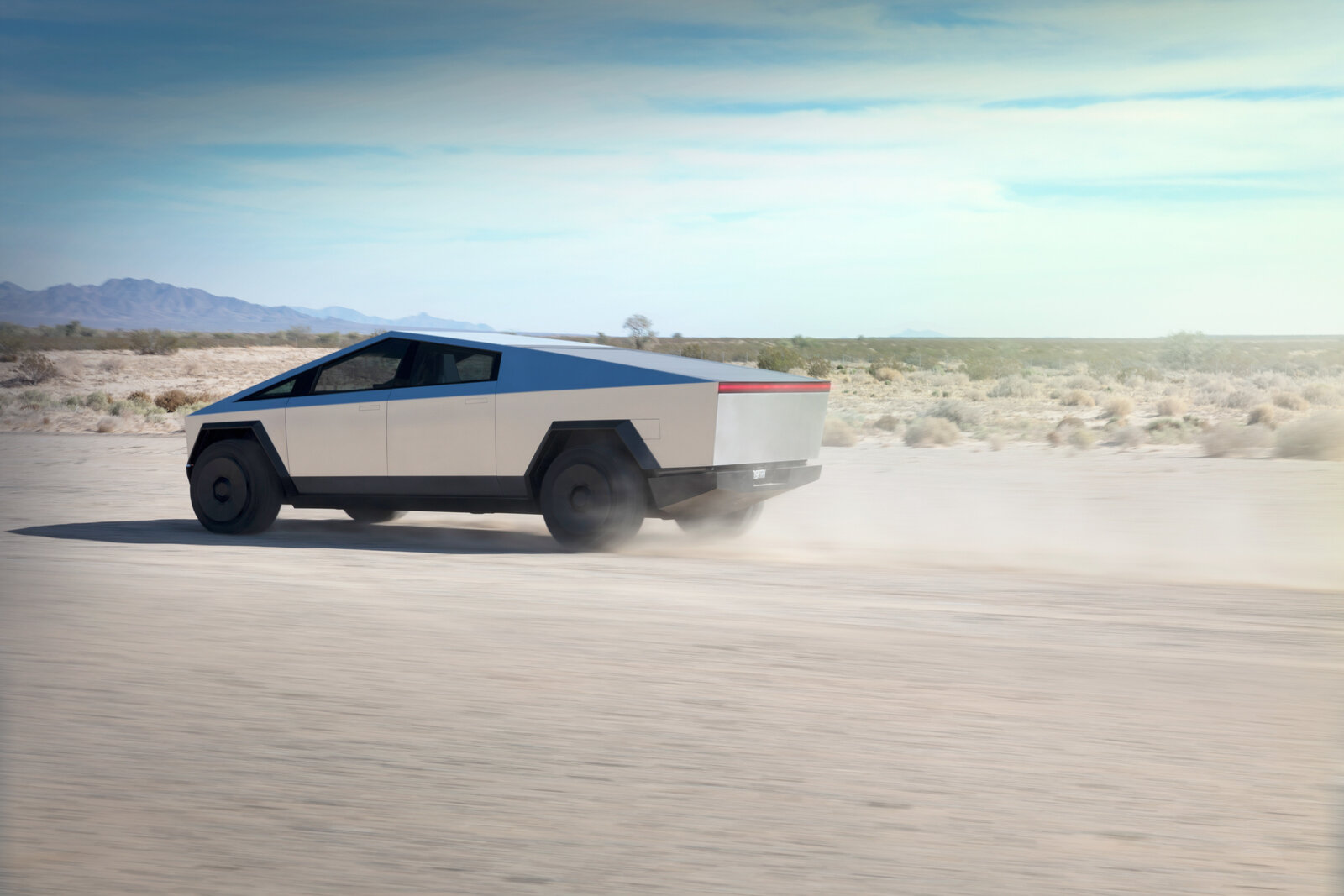 Bei den Test hat der Tesla Cybertruck Autoteile verloren.