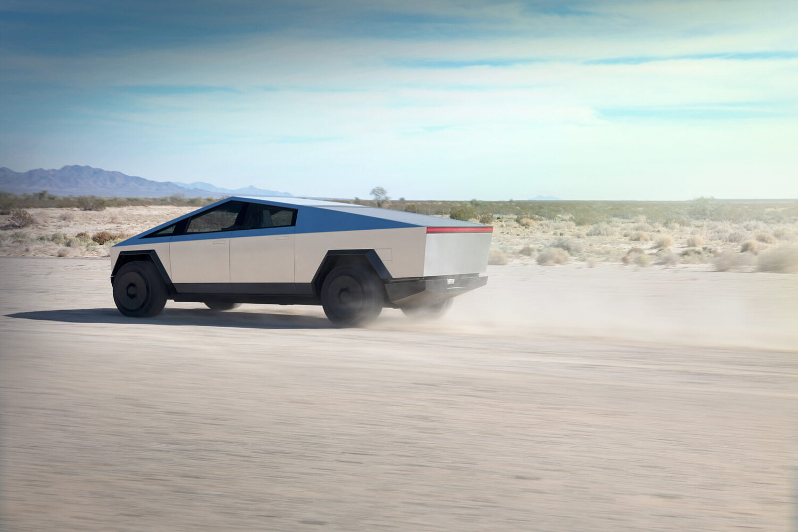 Bei den Test hat der Tesla Cybertruck Autoteile verloren.