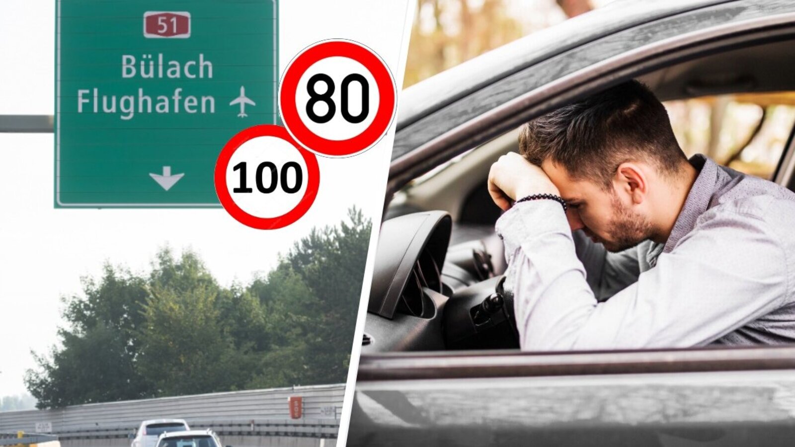 Tempowechsel Autobahn Stress