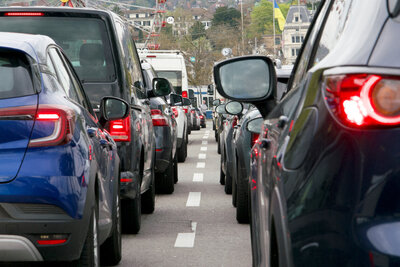 Auto im Stau