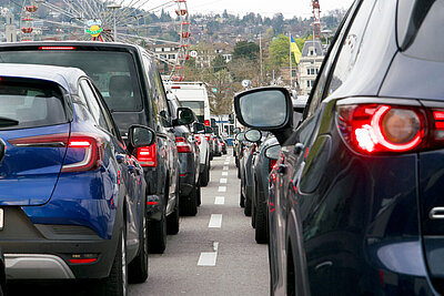 Auto im Stau