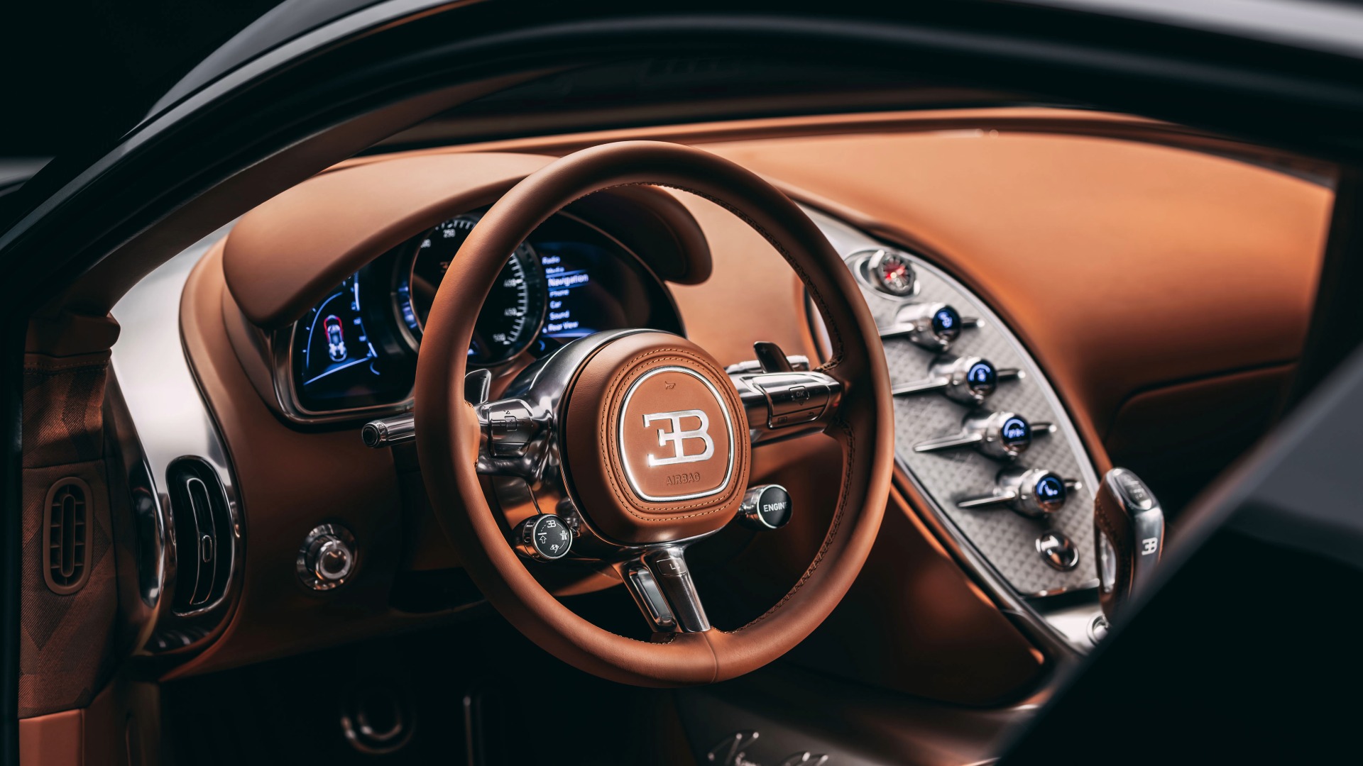 Cockpit eins Bugattis