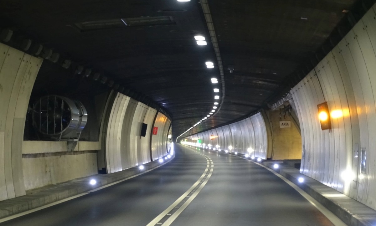 San-Bernardino-Tunnel Baustelle