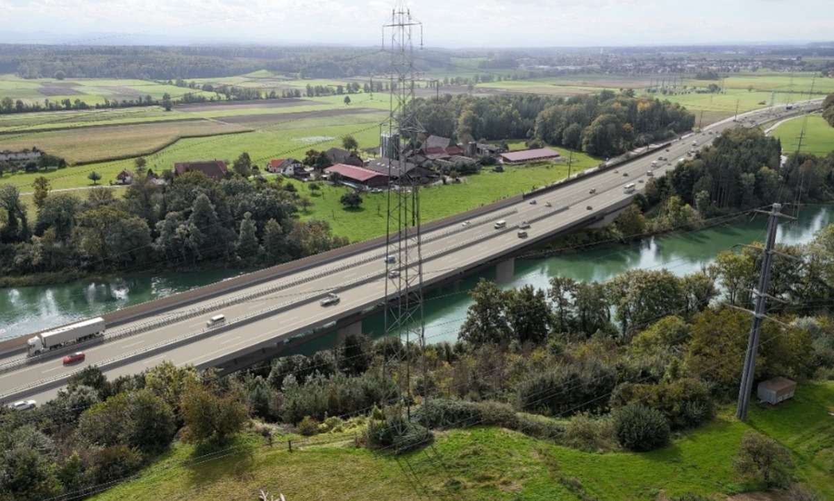 Baustelle Härkingen Brücke