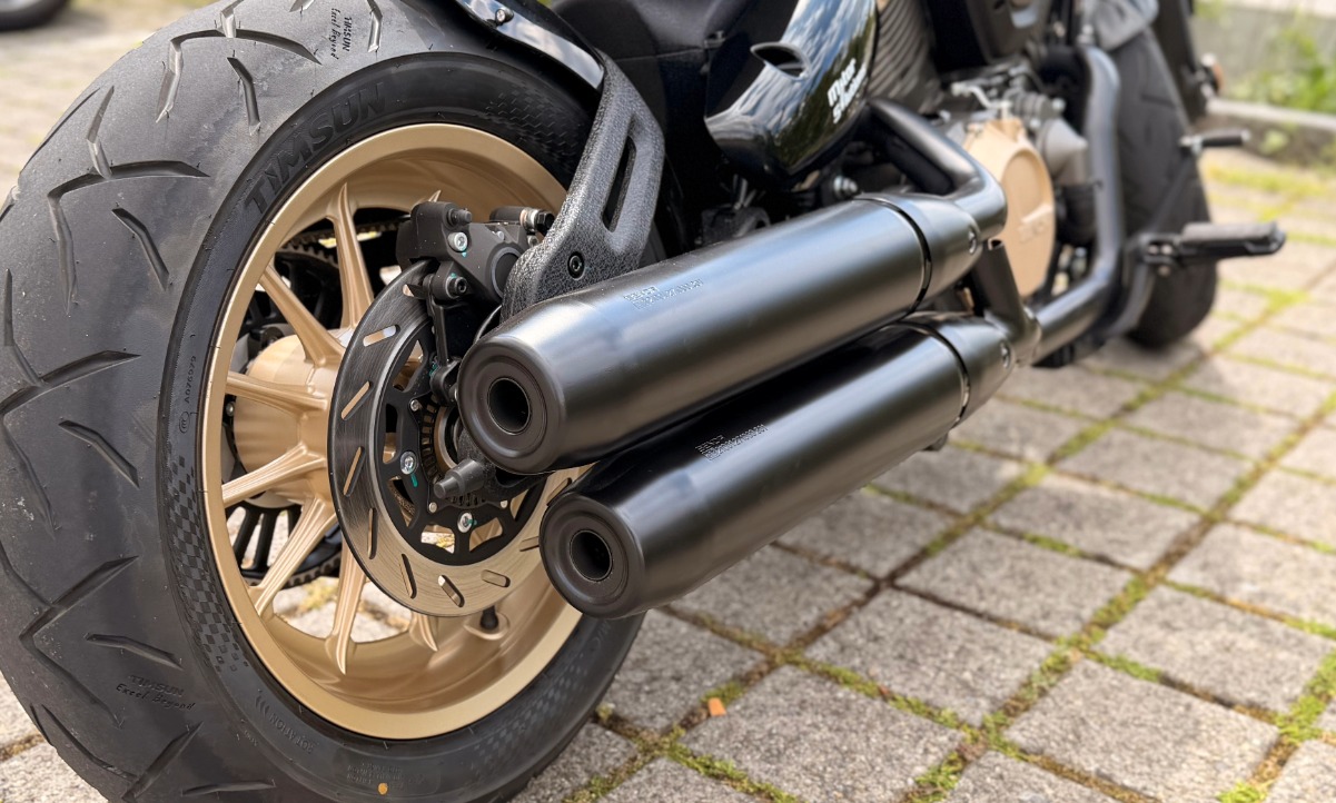 Die Auspuff-Anlage sorgt bei der Napoleonbob für einen richtig guten Sound. Bild: STREETLIFE, Salvatore Iuliano