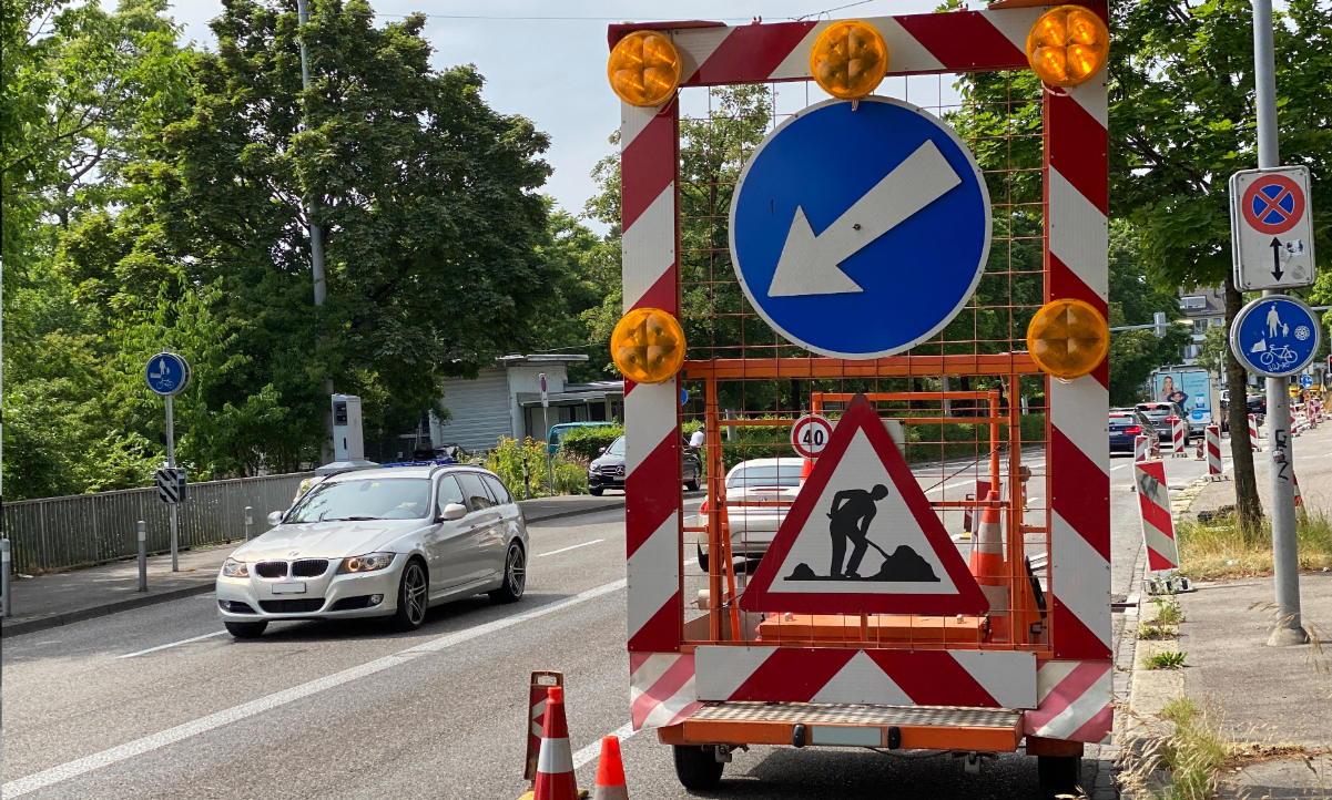 165 Baustellen sind aktuell auf dem Zürcher Stadtgebiet in Betrieb. Bild: Linus V. Barta, STREETLIFE