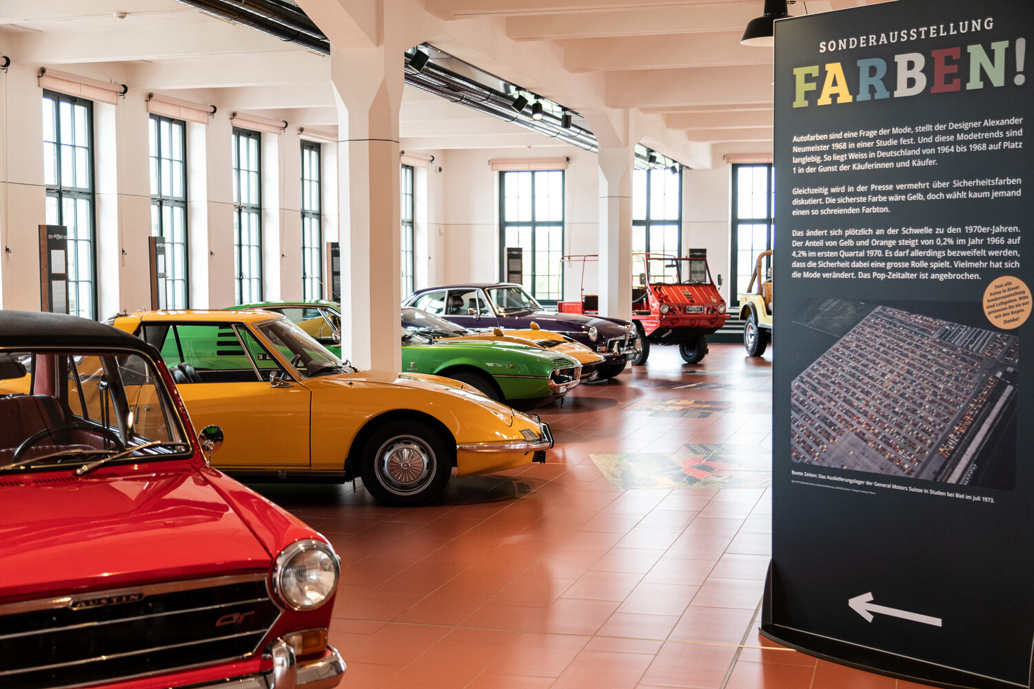 120 Jahre Auto-Farben bei uns im Classic Car Museum.