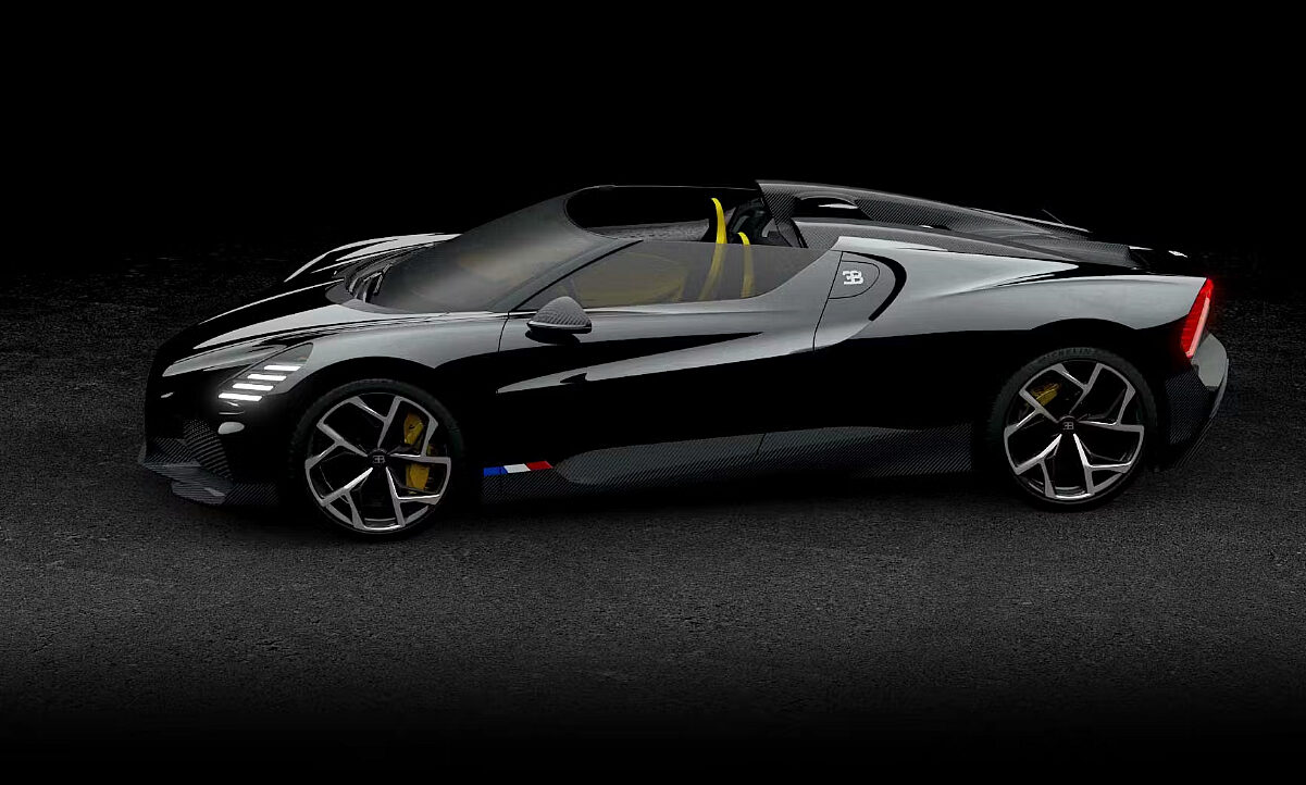 Platz 10: Bugatti W16 Mistral (6 Mio. Franken). Bild: Bugatti