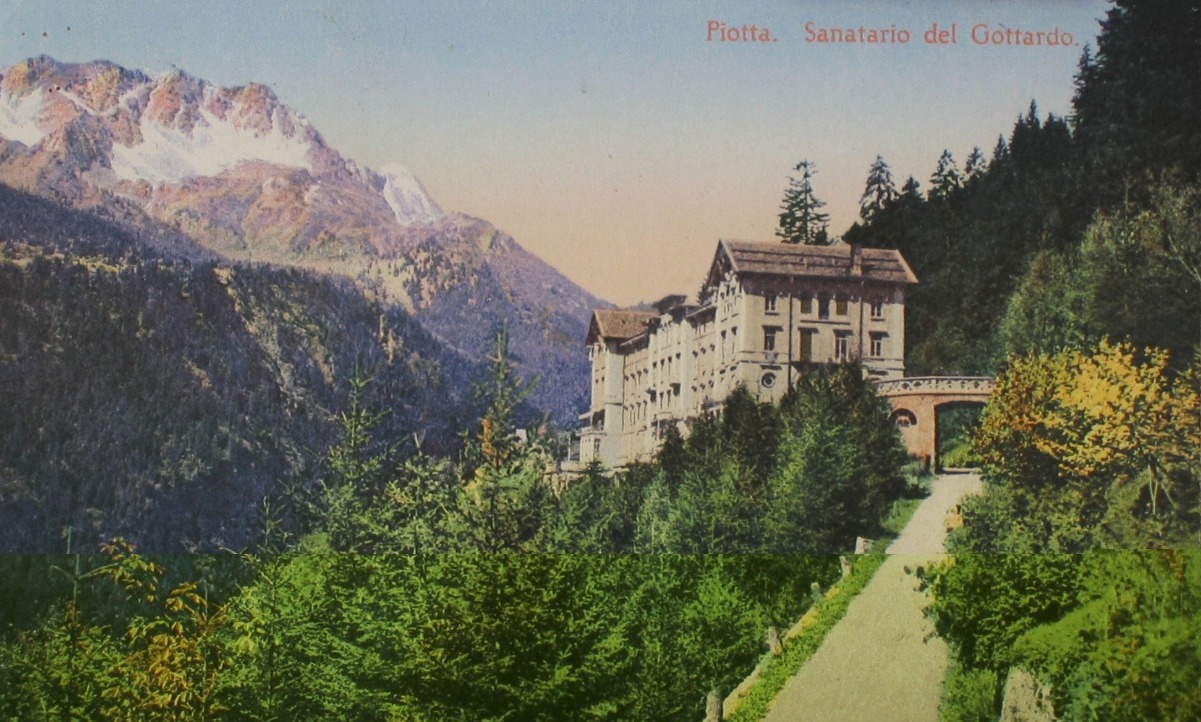Die Heilanstalt auf einer Postkarte aus dem Jahr 1915. Bild: Wikipedia