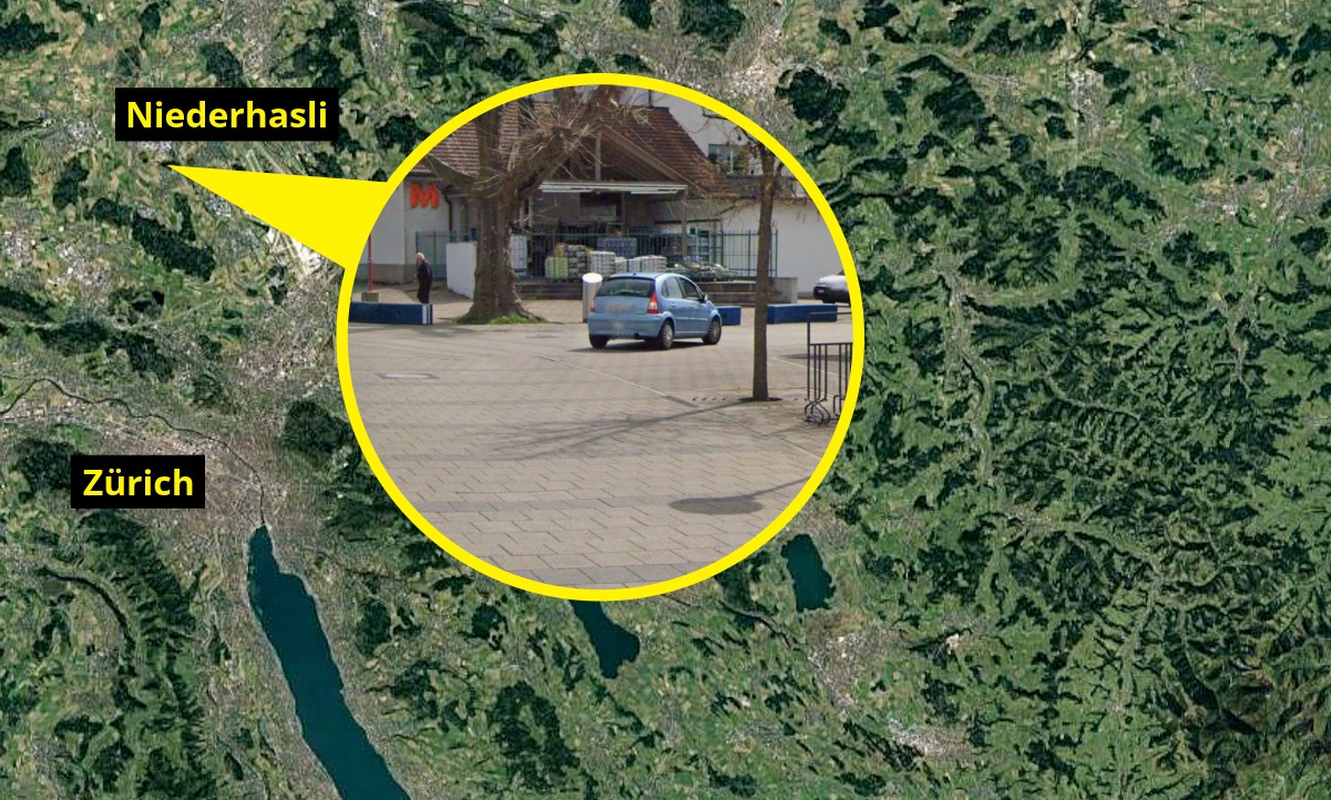 Durch diese schmale Dorfstrasse floh der Beschuldigte vor der Polizei. Bild: STREETLIFE, Google Maps