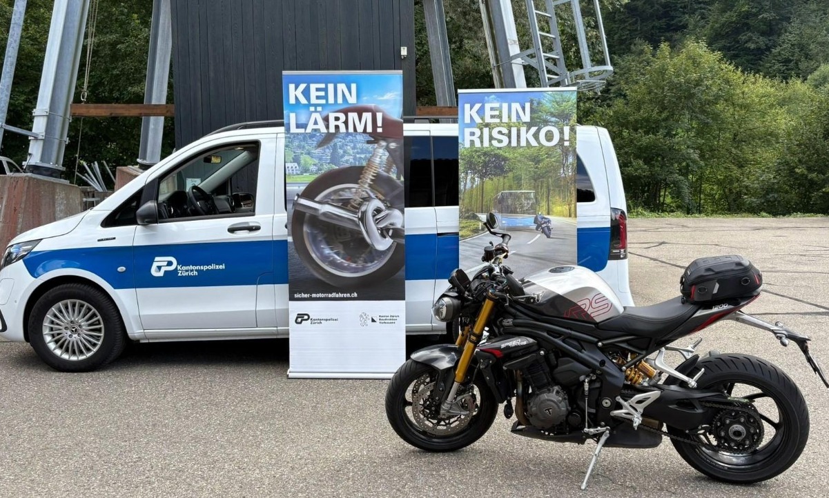 Lärm Motorrad Kantonspolizei Zürich