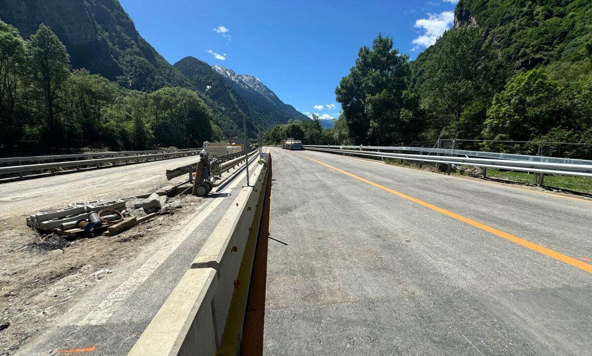 Der Blick auf die neue Fahrspur in Fahrtrichtung Süden. Bild: STREETLIFE / Salvatore Iuliano