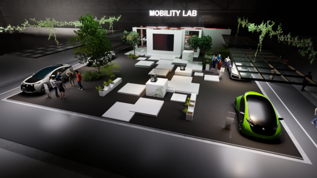 Grafik zum Mobility Lab am Genfer Autosalon