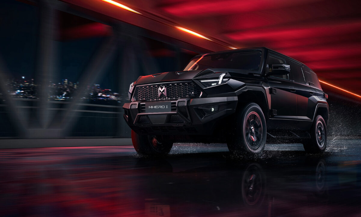 Der SUV MHero1 ist 1088 Elektro-PS stark. Bild: Dongfeng