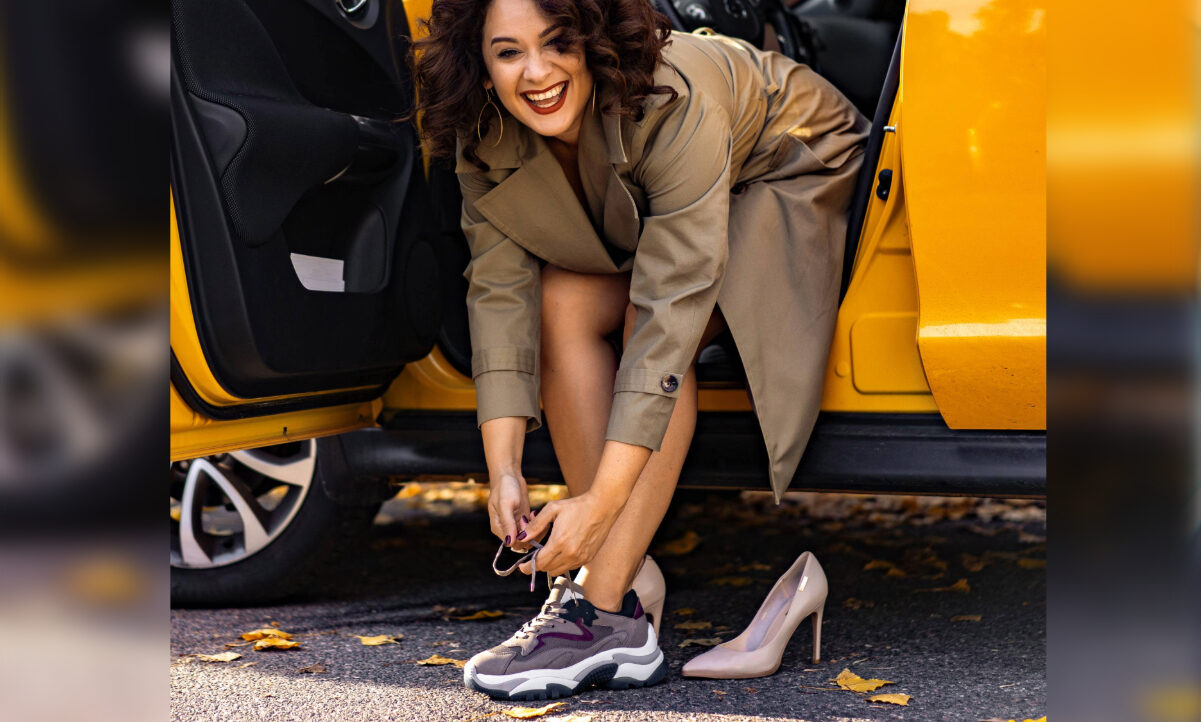 Experten empfehlen vor der Fahrt die Schuhe zu wechseln. Bild: freepik