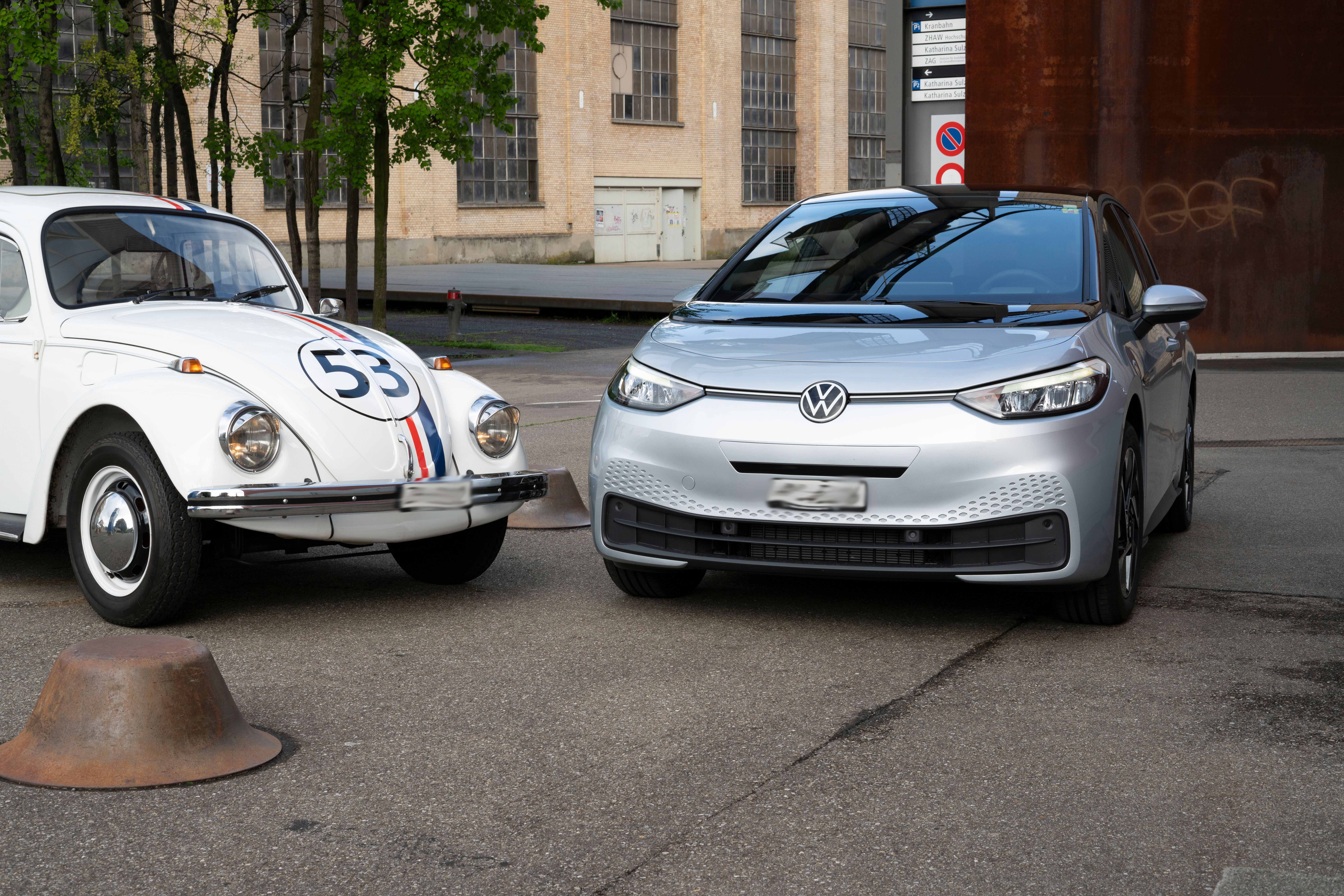 VW Käfer und VW ID3
