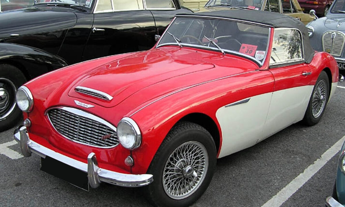 Der Austin Healey 3000 hatte ein ein unberechenbares Fahrverhalten. Bild: Arpingstone