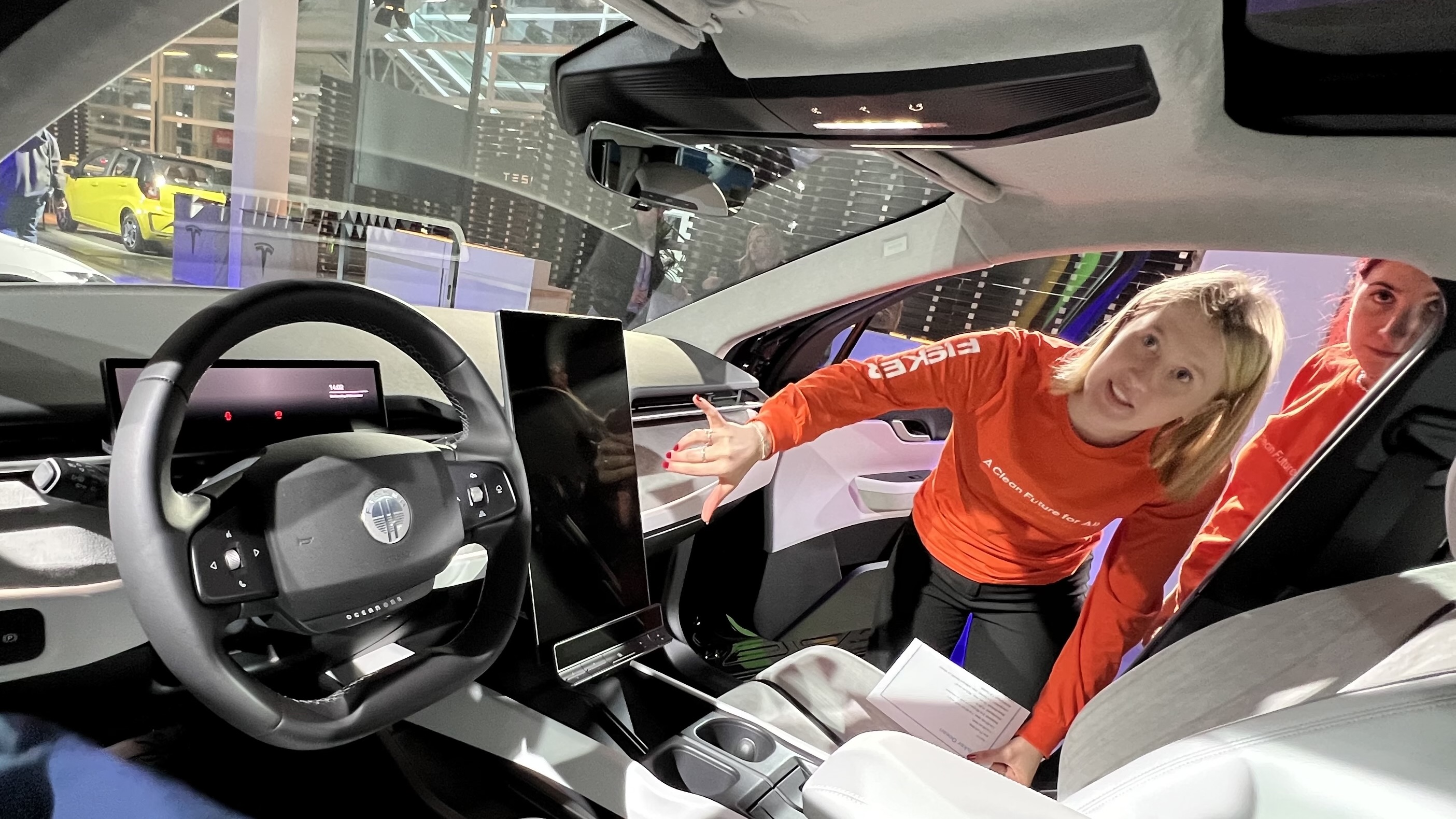 An der Auto Zürich 2024 präsentierte Fisker den Ocean. Bild: Pentti Aellig, STREETLIFE